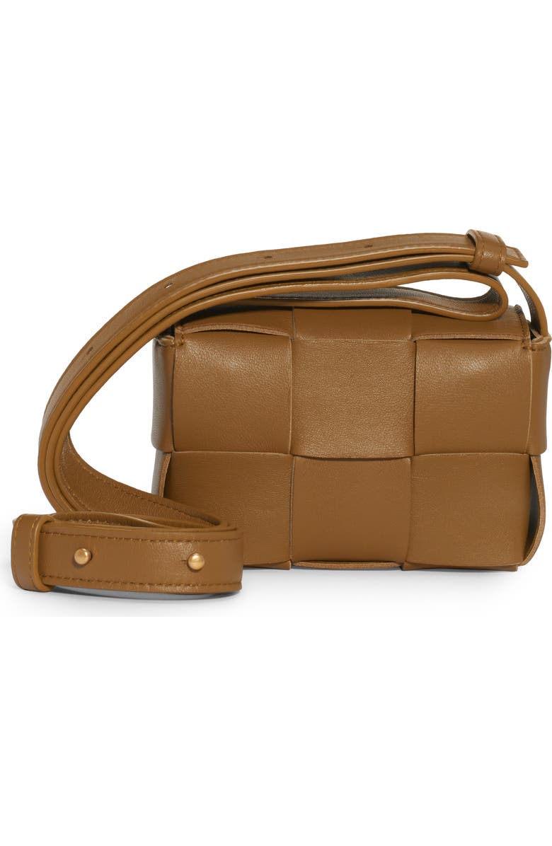 Bottega Veneta Mini Cassette Intrecciato Leather Crossbody Bag, Alternate, color,