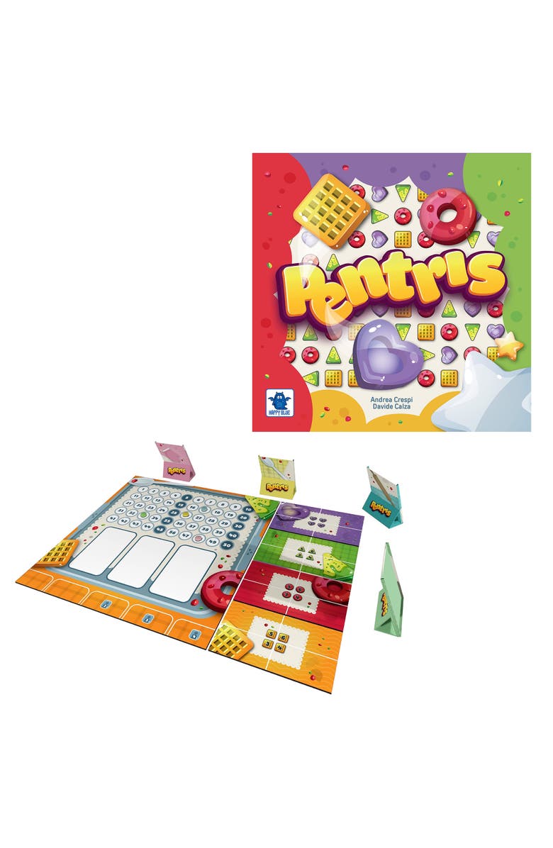 Pendragon Game Studio Pentris Abstract Strategy Board Game, Alternate, color, Multicolored