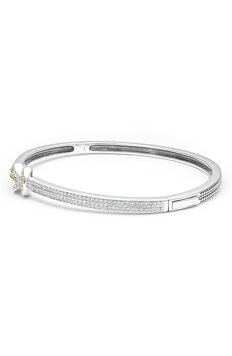 LAGOS Newport Bangle, Alternate, color, Diamond