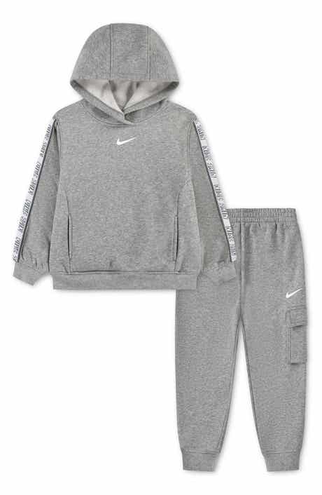 Kids' Logo Taping Hoodie & Cargo Joggers Set