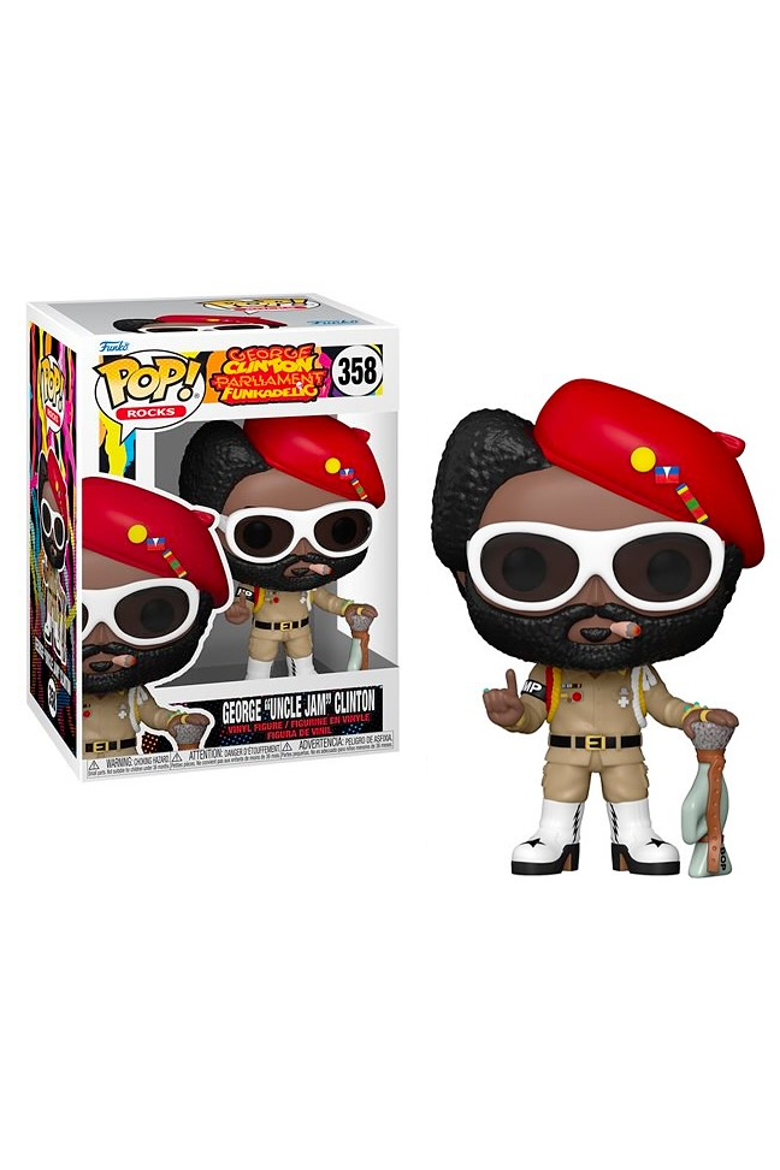 George "Uncle Jam" Clinton (Parliament Funkadelic) Funko Pop! Rocks, Main, color, Multi-Color