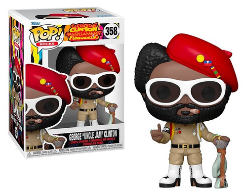 George "Uncle Jam" Clinton (Parliament Funkadelic) Funko Pop! Rocks