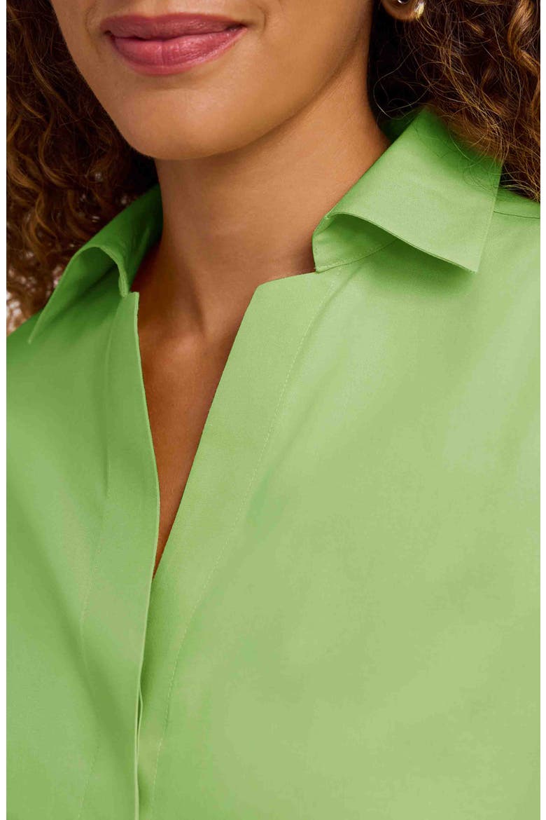 Taylor Fitted Non-Iron Shirt, Alternate, color, MOJITO GREEN