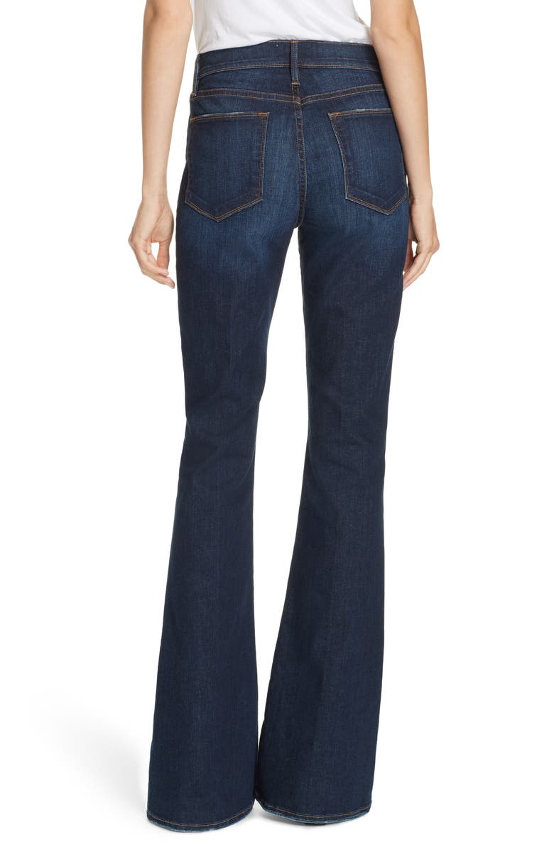 FRAME Le High Flare Jeans, Alternate, color,