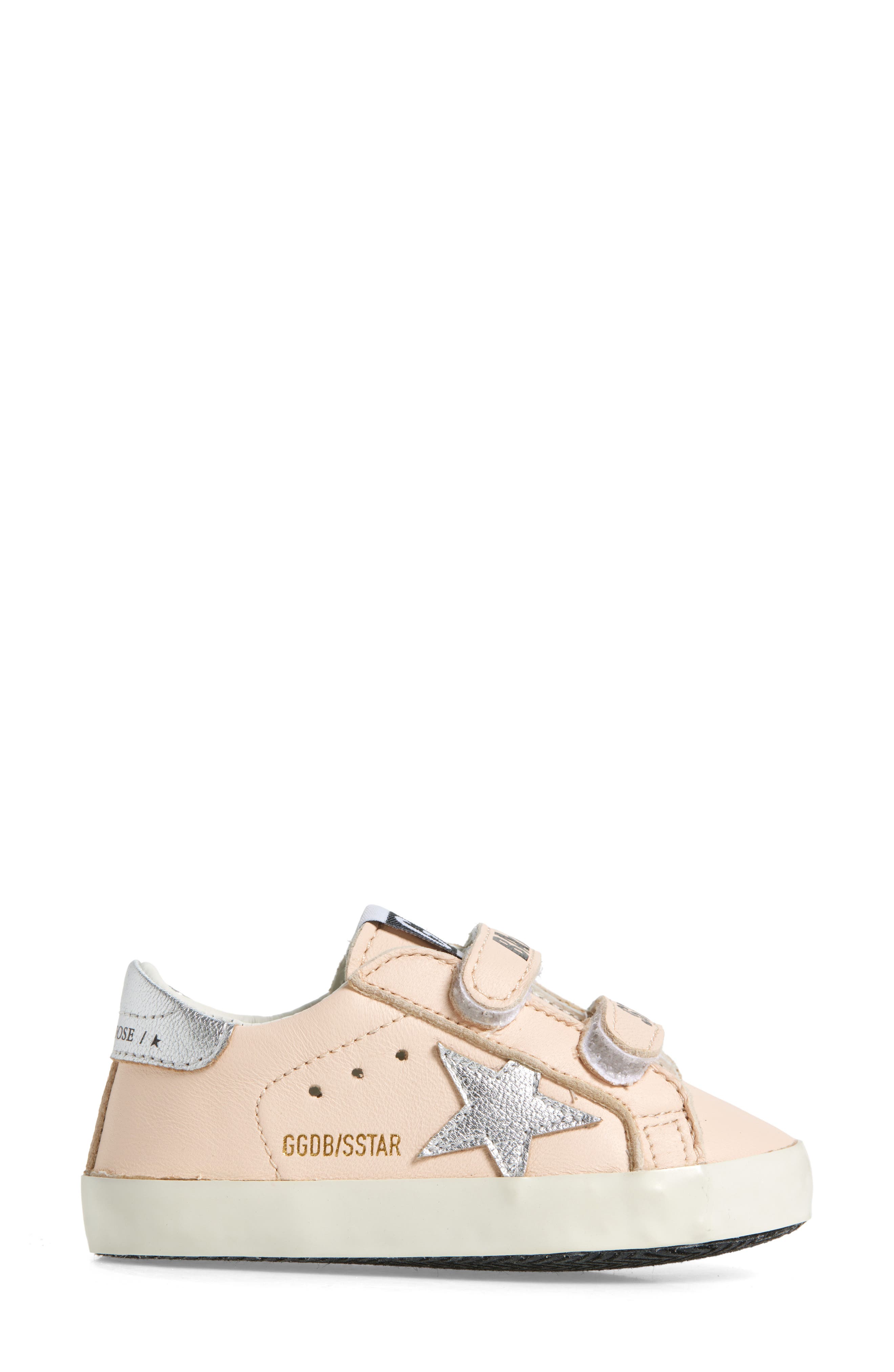 Golden Goose Old School Sneaker, Alternate, color, Light Pink/ Silver
