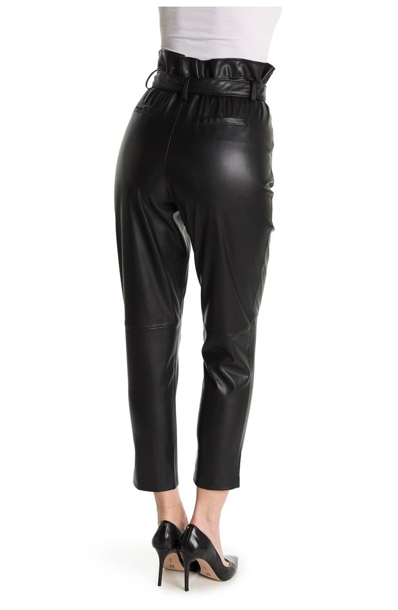 BLANKNYC Belted Paperbag Waist Vegan Pants, Alternate, color,
