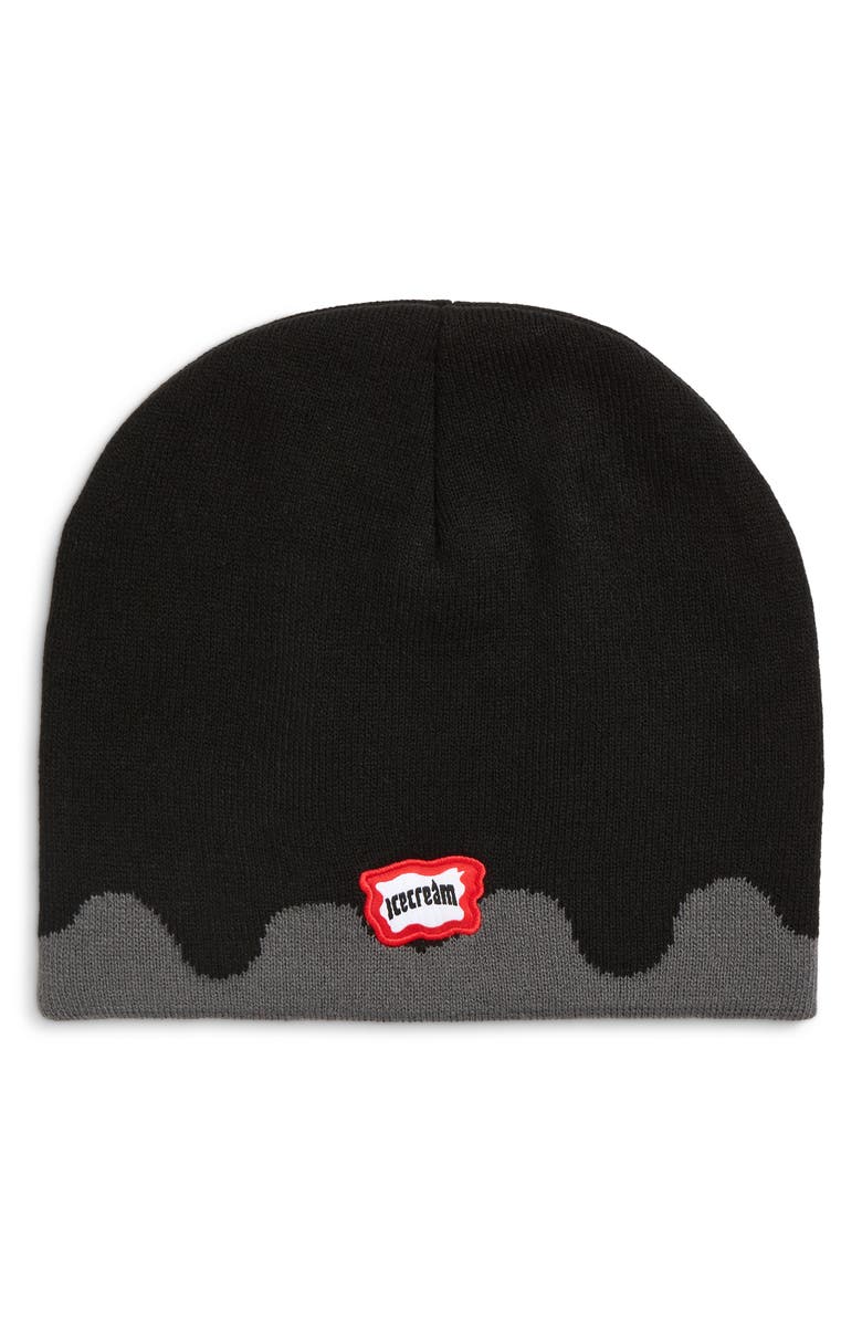ICECREAM Two Tone Beanie, Main, color, Black