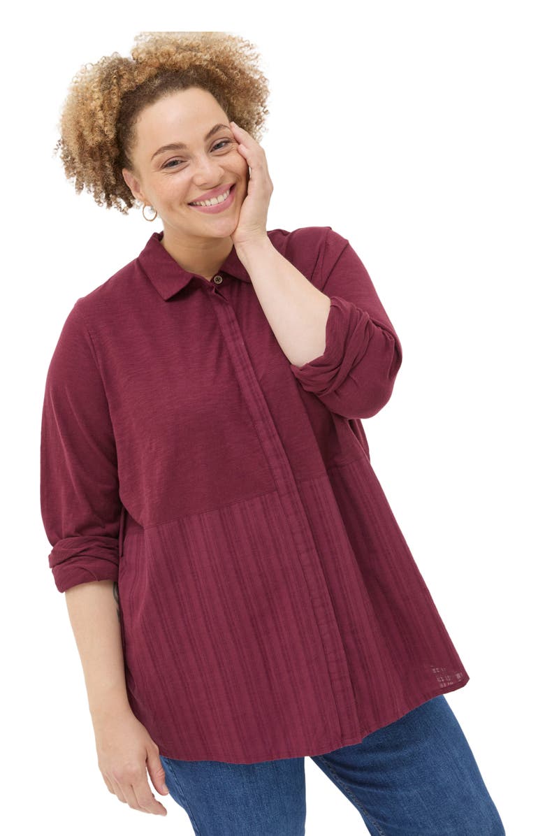 FatFace Women's Plus Size Sammy Shirt Tunic, Main, color, 