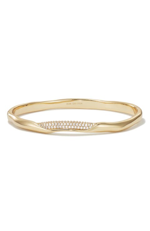White Topaz Cuff Bracelet