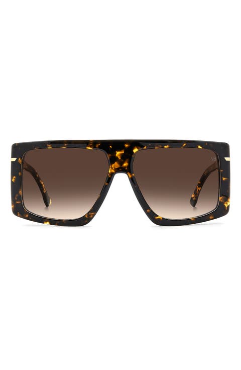 59mm Rectangular Sunglasses