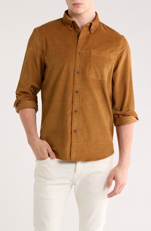 Corduroy Button-Down Shirt