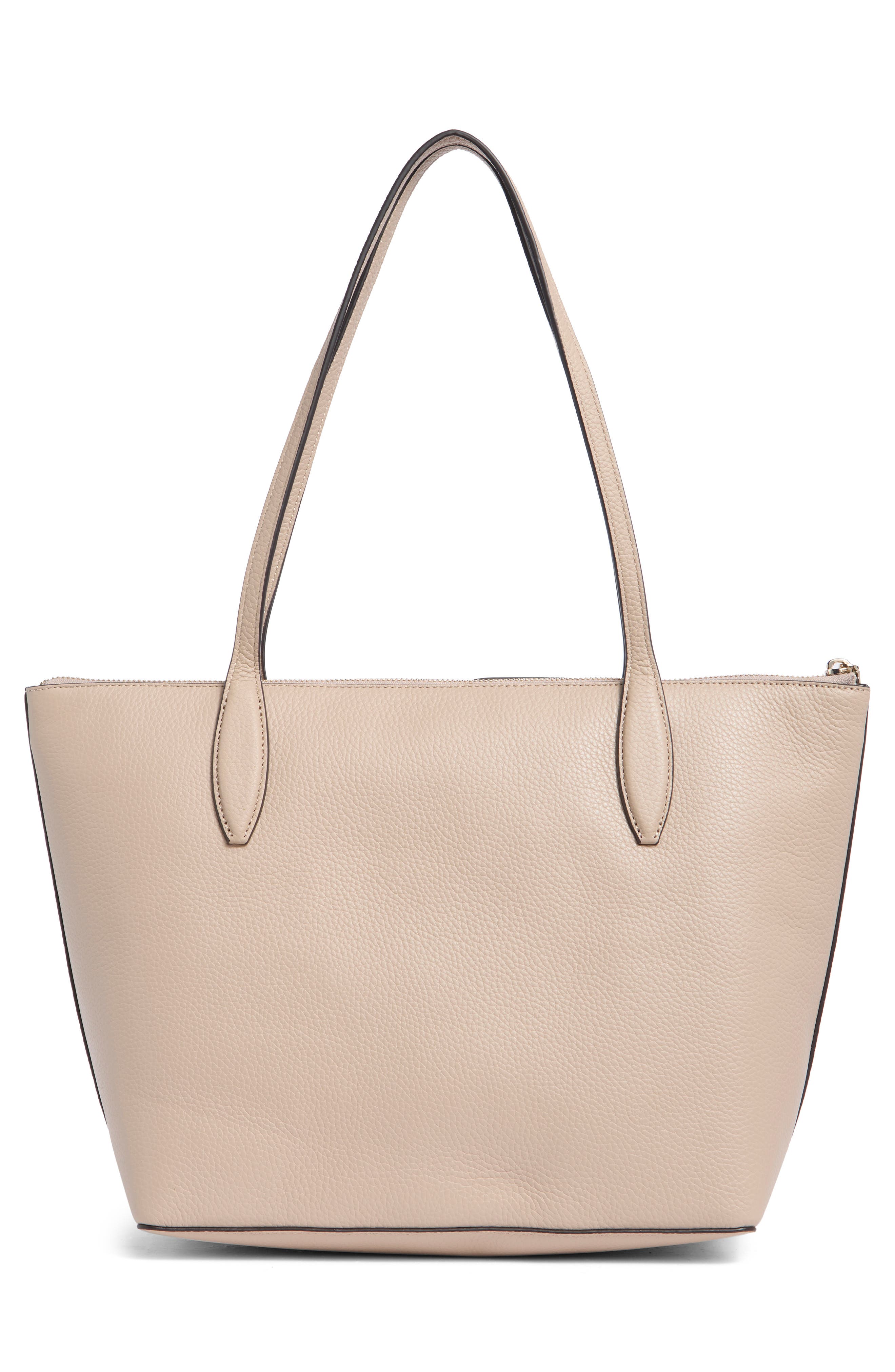 harlow tote bag, Alternate, color, WARM BEIGE