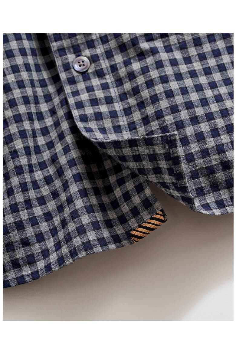 Tuscumbia Sport Shirt, Alternate, color, NAVY/GREY