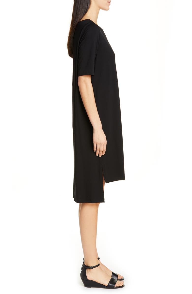 Eileen Fisher High/Low Shift Dress, Alternate, color, 