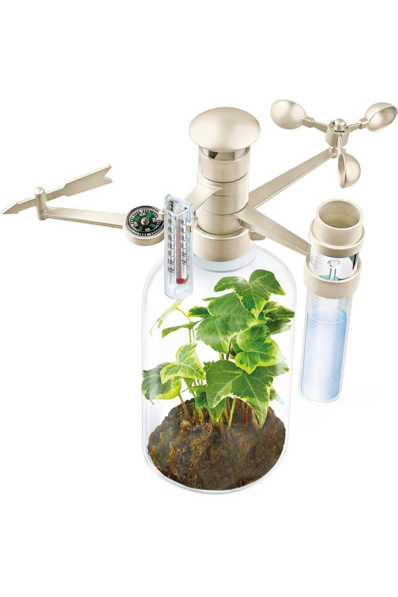 Green Science Weather Station, DIY Mini Observatory Kit, Kids 5+, Alternate, color, Multicolored