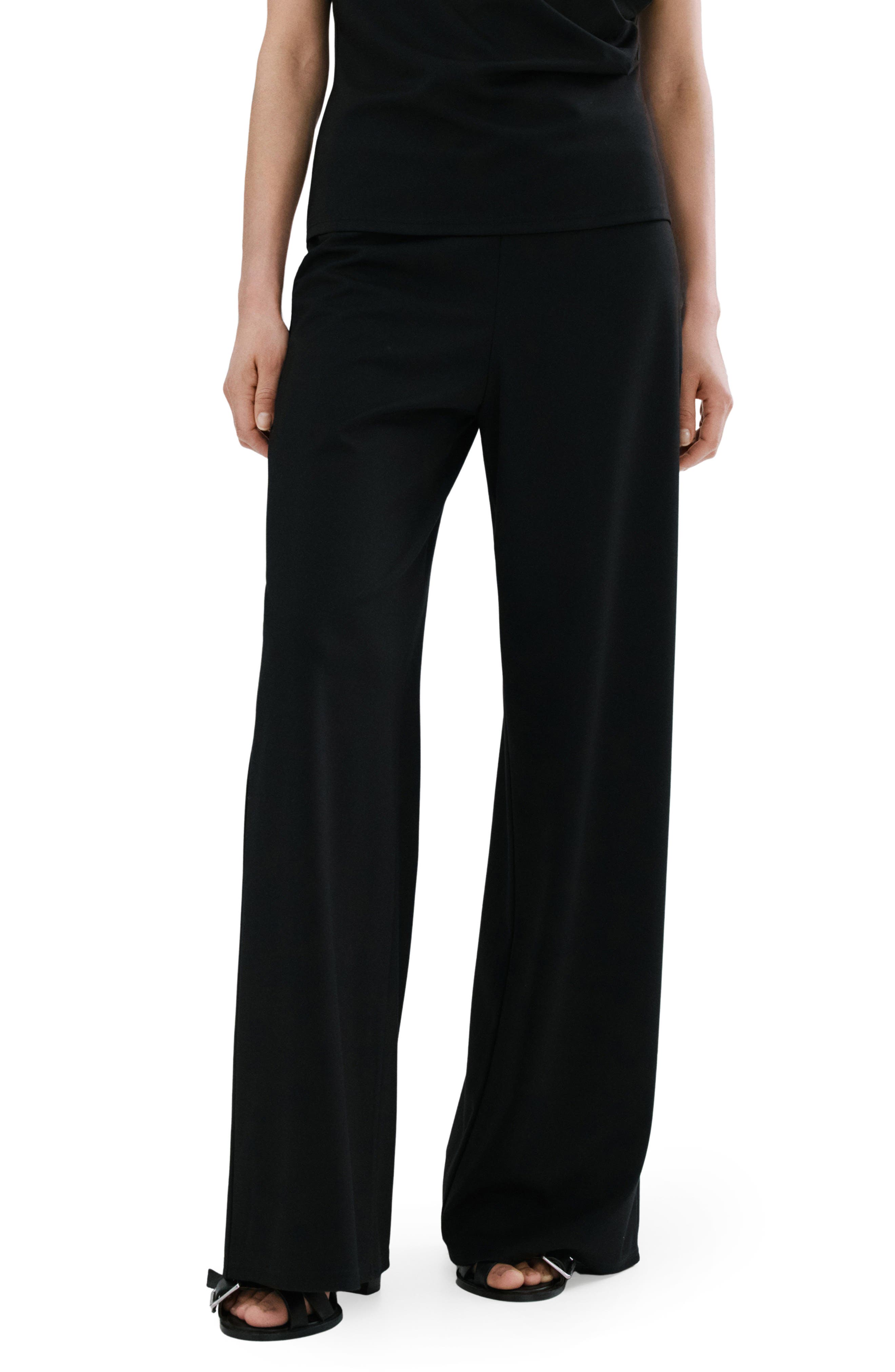Pull-On Straight Leg Pants