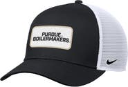 Nike Men's Nike Black Purdue Boilermakers 2025 On-Field Rise Trucker Performance Adjustable Hat