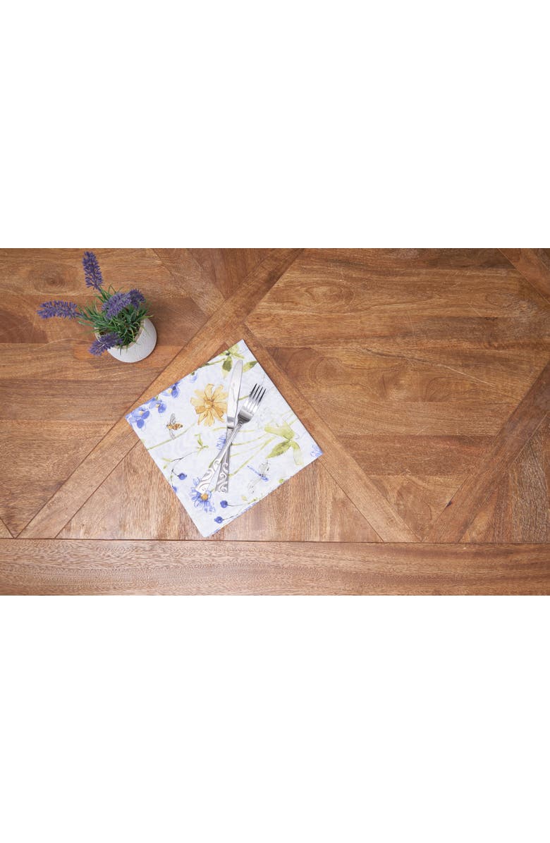 C&F Home Lovely Blues Cotton Cloth Napkins Set of 6, Alternate, color,