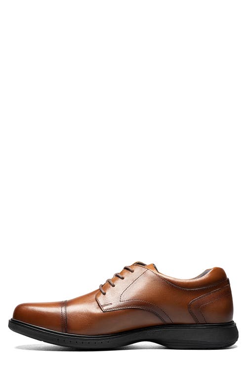 Nunn Bush Kore Pro Cap Toe Derby In Cognac