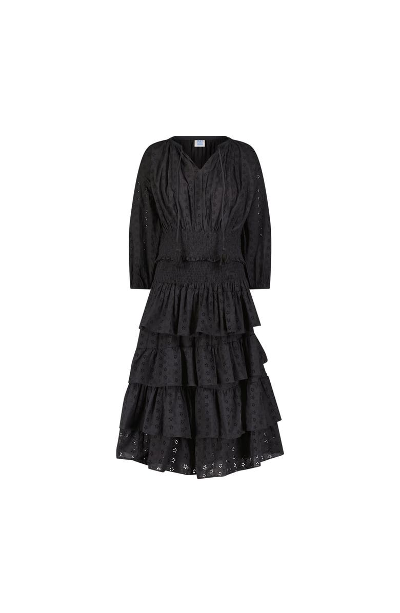 Mer St. Barth Lola Womens Blouse, Alternate, color, Black