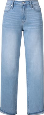 Bayeas Cuffed Mid Rise Barrel Jeans
