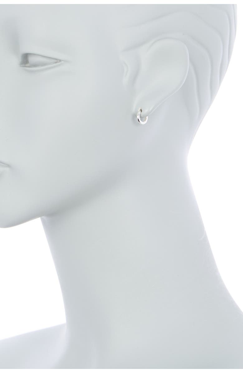 Argento Vivo Sterling Silver Huggie Hoop Earrings, Main, color, Silver