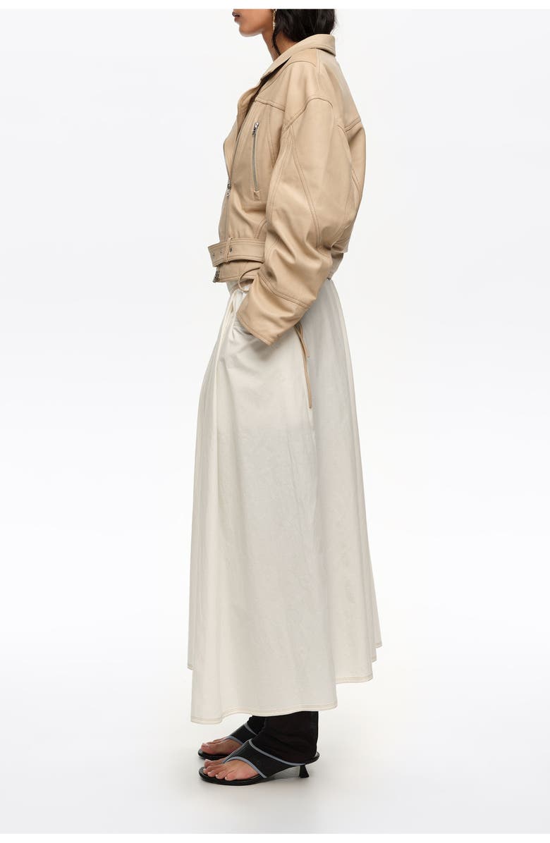Bimba y Lola A-Line Skirt With Buttons, Alternate, color, Ivory