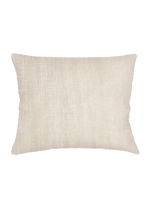 So Soft Linen Luxe Blue Dutch Euro Pillow with Down Alternative Insert