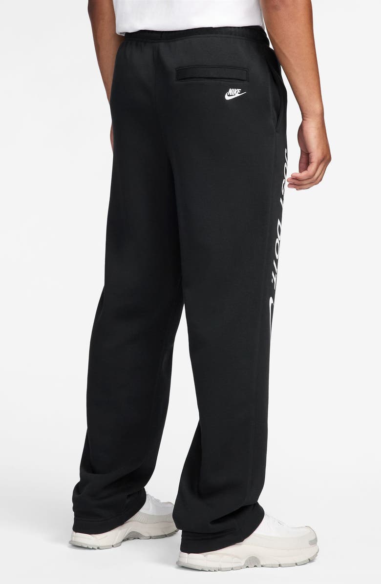 Nike Sportswear Club Fleece Pants, Alternate, color, Black/ White