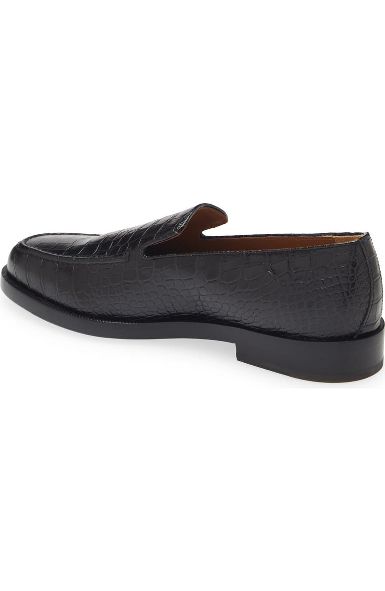 ARMANDO CABRAL Danto Croc Embossed Venetian Loafer, Alternate, color,