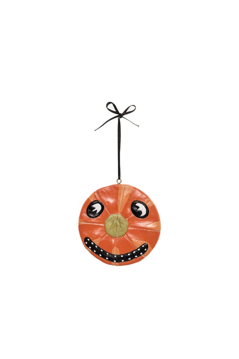 Gilda Witch Halloween Joe Spencer Gathered Traditions Ornament, Main, color, Orange