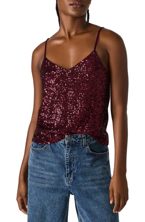 Stretch Sequin Camisole