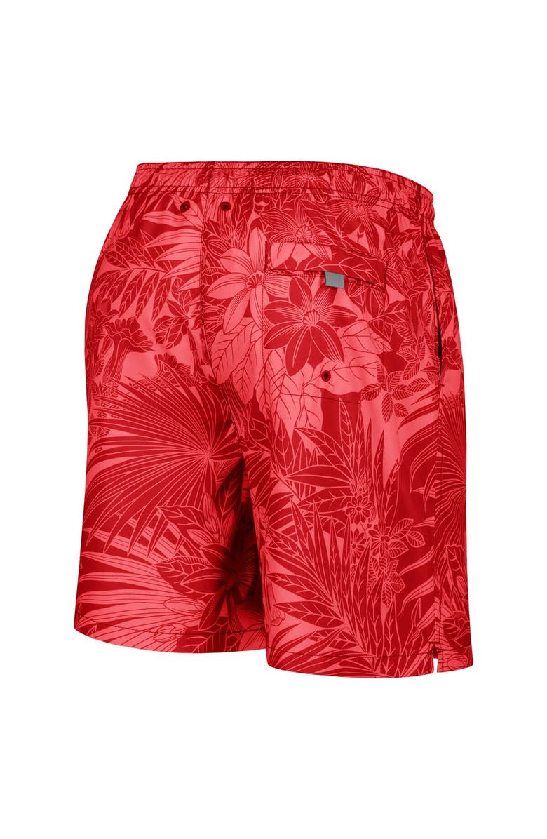 Tommy Bahama Men's Tommy Bahama Red Atlanta Falcons Santiago Palms Board Shorts, Alternate, color, 