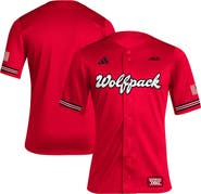 adidas Men's adidas Red NC State Wolfpack Reverse Retro Replica Baseball Jersey