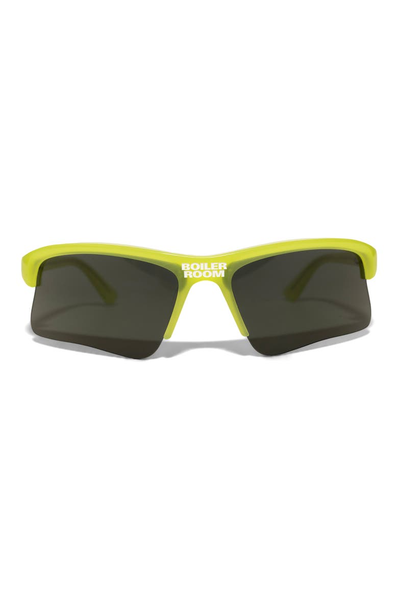 x Akila Active Semi Rimless Rectangular Sunglasses, Main, color, LIME