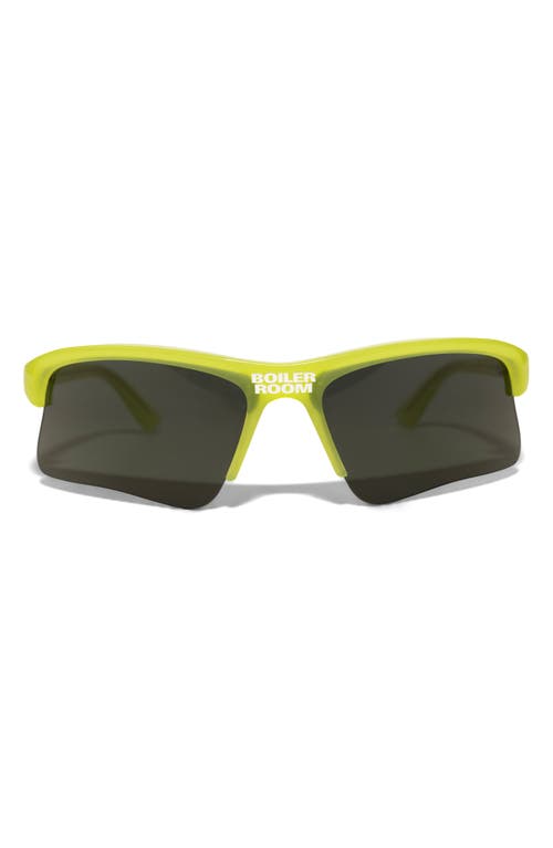 Pleasures X Akila Active Semi Rimless Rectangular Sunglasses In Green