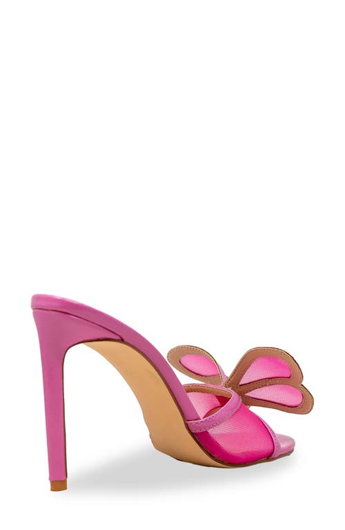 Chase & Chloe Chase And Chloe Yureli Butterfly Mesh Mule Sandal
