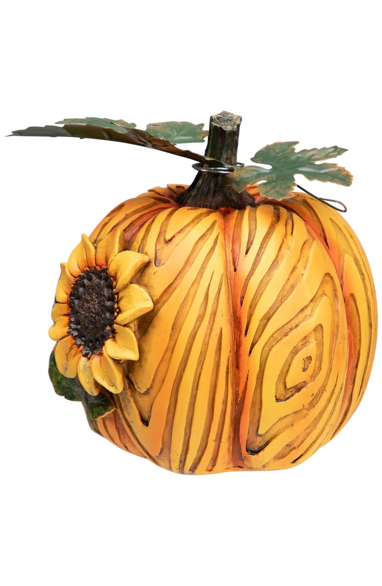 Northlight Sunflower Blessings Pumpkin Fall Harvest Decoration - 7", Alternate, color, 