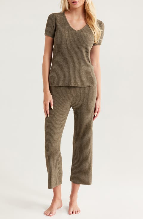 CozyChic® Ultra Lite® Rib Culotte Lounge Set (Regular & Plus)