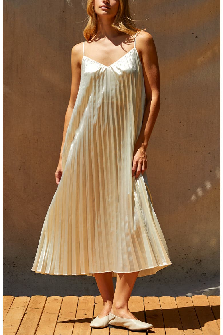 Twofer Sweater Top Dress, Alternate, color, Cream