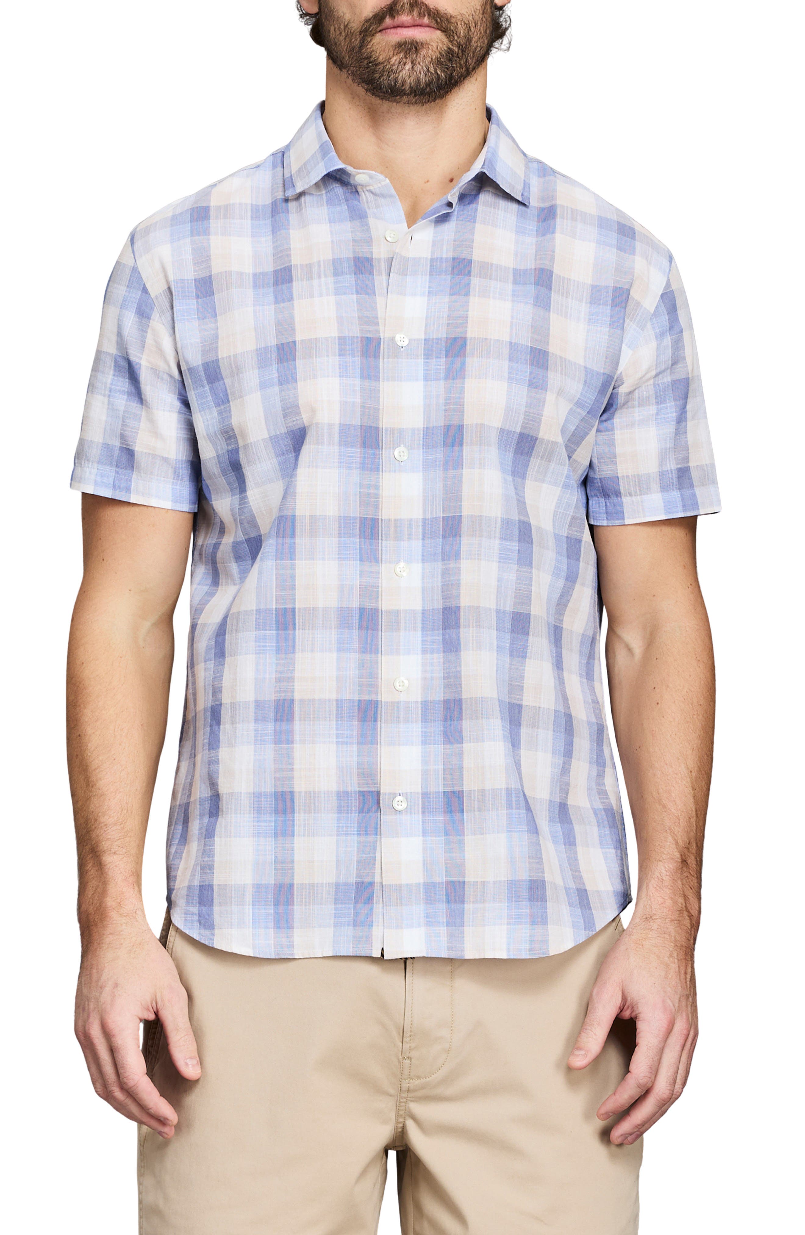 Hutcheson Plaid Short Sleeve Button-Up Shirt