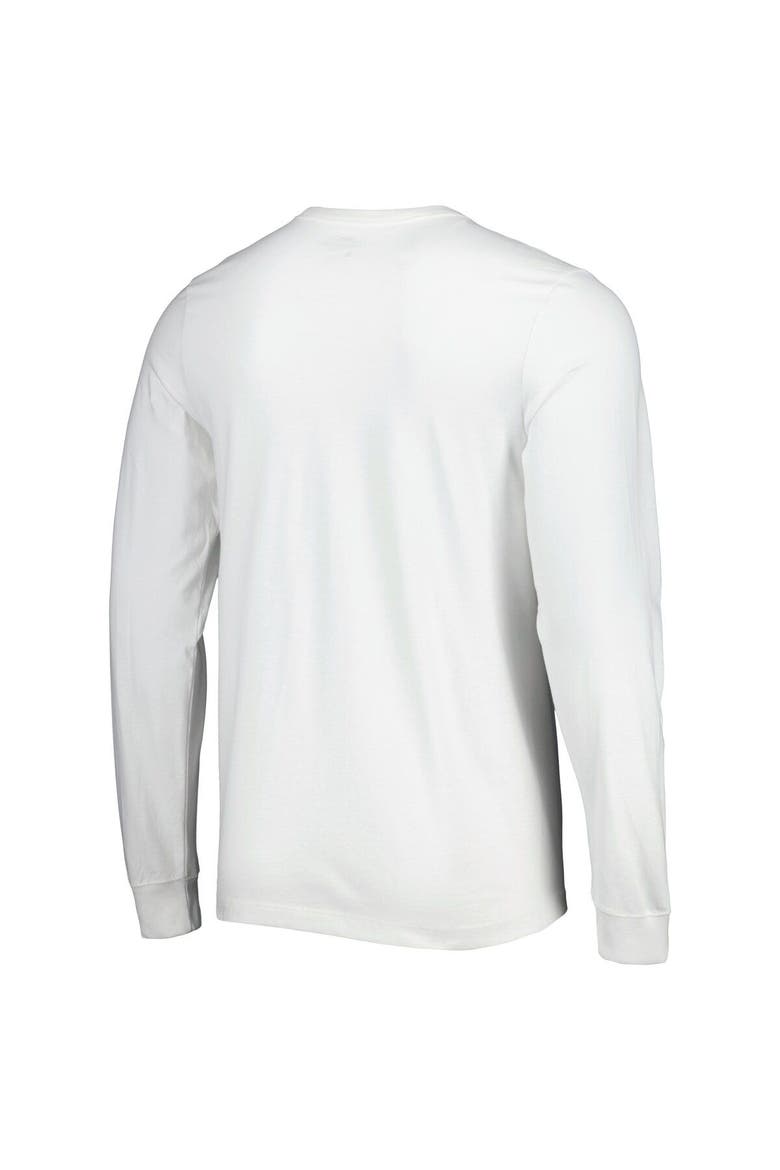 Men's Nike White Paris Saint-Germain Core Long Sleeve T-Shirt, Alternate, color, White