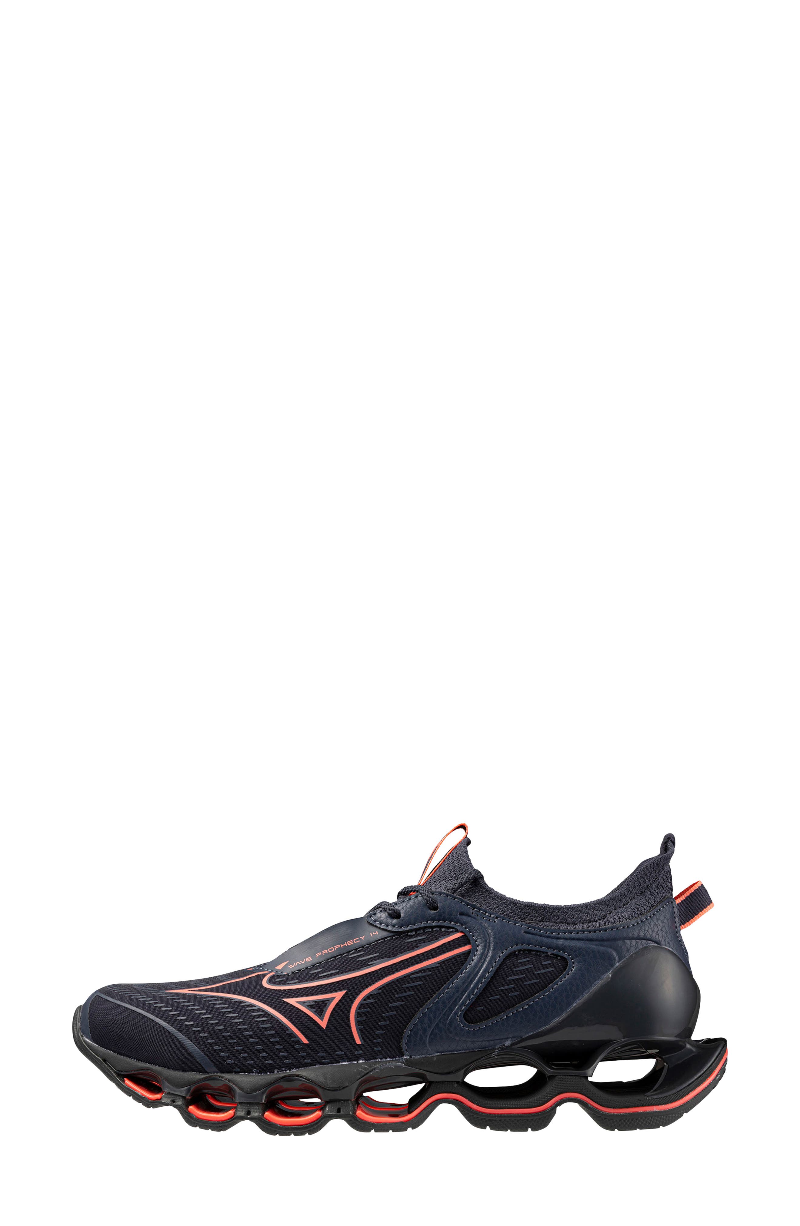 Mizuno Wave Prophecy Sportstyle Sneaker, Alternate, color, Odyssey Grey-Striking Coral