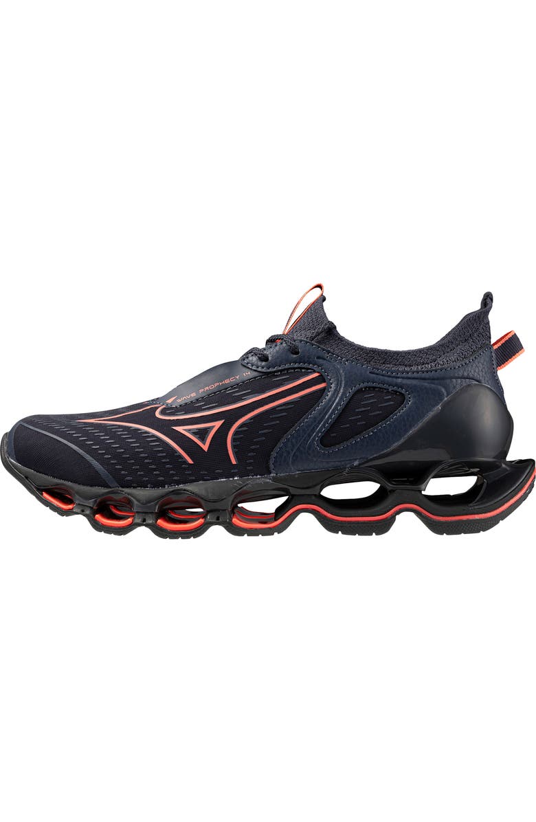Mizuno Wave Prophecy Sportstyle Sneaker, Alternate, color, Odyssey Grey-Striking Coral