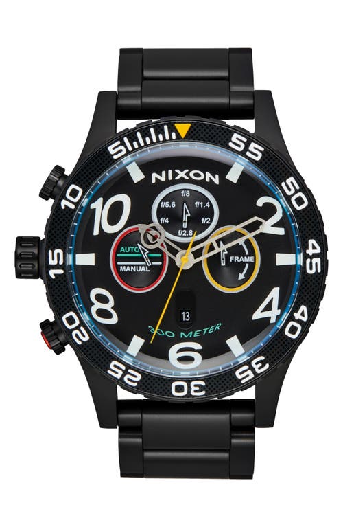 Nixon 51-30 Fisheye Chronograph Bracelet Watch, 51mm