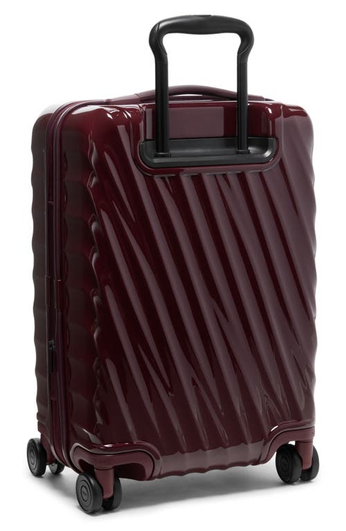 Tumi 19 Degree Lite 22-inch International Expandable 4-wheel Carry-on Bag In Burgundy
