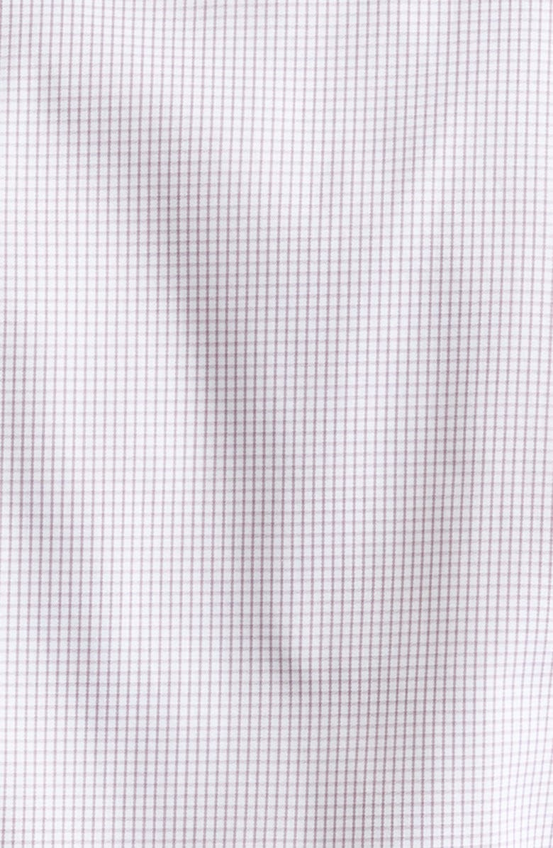 ZEGNA Centoventimila Minicheck Button-Up Shirt, Alternate, color, Dark Pink/ White