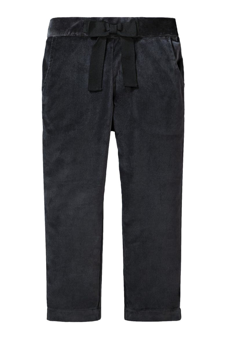 Girls' Straight Dressy Pant with Bow, Toddler, Alternate, color, Black