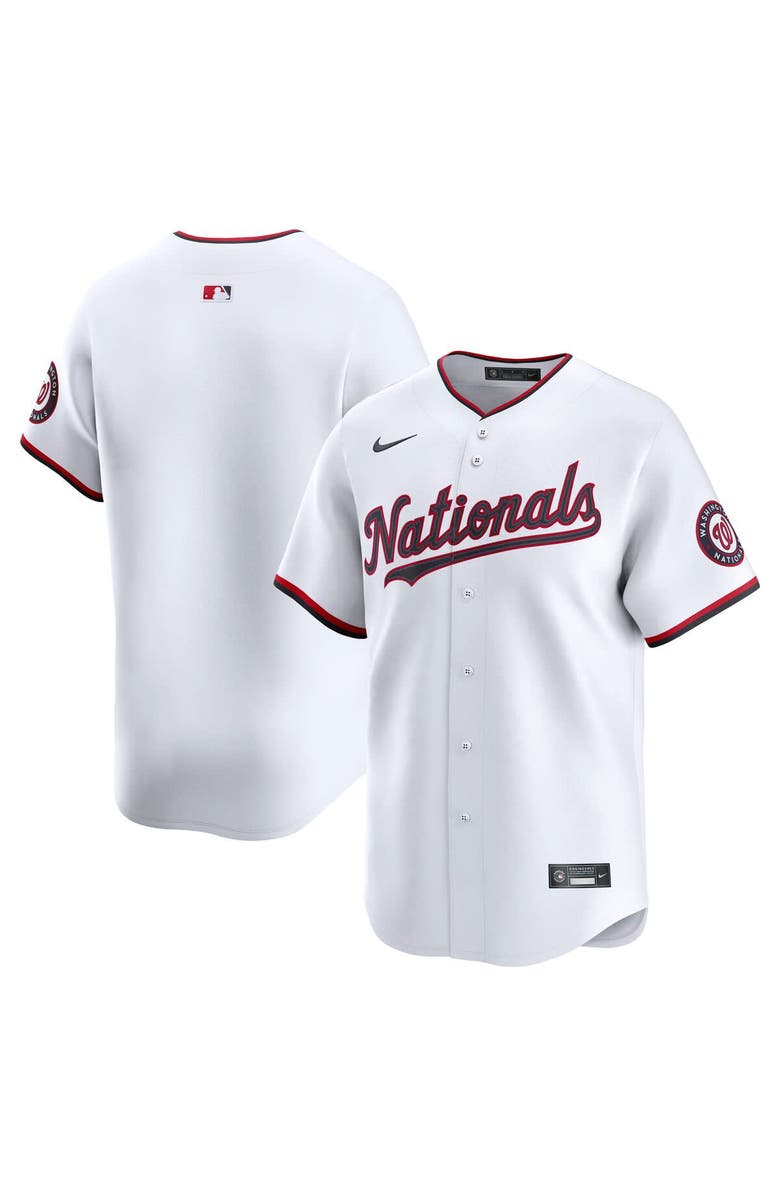 Nike Men's Nike White Washington Nationals Home Limited Jersey, Main, color, 
