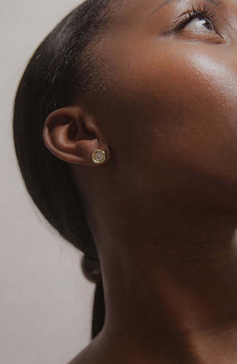 YOJ Lerino Crystal Stud Earrings In Gold, Alternate, color, Gold